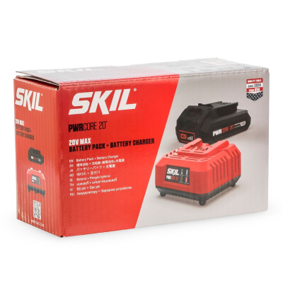 Набор: Зарядное устройство SKIL SC0060 (2.4А) и Аккумуляторная батарея SKIL BY5197 (2Ач)