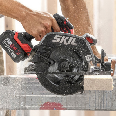 Комплект: Аккумуляторная циркулярная пила SKIL CR5440,ЗУ SKIL QC5360 (6А) и АКБ SKIL BY5196 (4Ач)