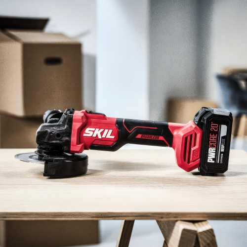 Комплект: аккумуляторная  УШМ  SKIL AG2990, ЗУ SKIL QC5360 (6А) и АКБ SKIL BY5196 (4Ач)